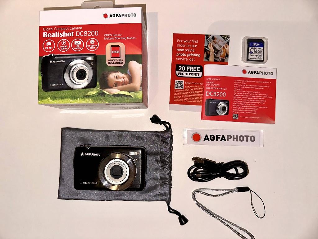 AgfaPhoto Realishot DC8200 NEW Digital Compact Camera, Neuf, Enlèvement ou Envoi, Autres Marques, Compact