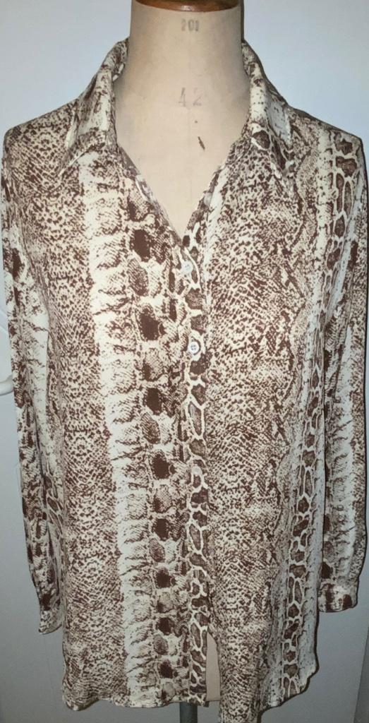 Blouse met slangenprint Maat 38, Kleding | Dames, Verzenden, Maat 38/40 (M)