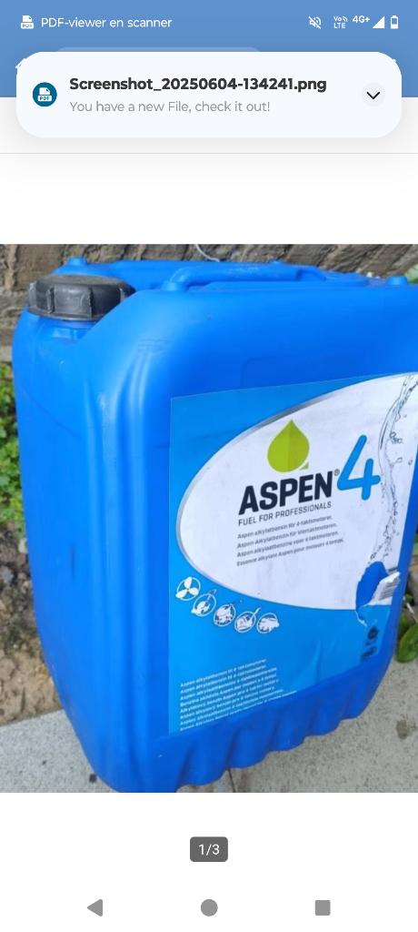Aspen 4 takt 20liter, Enlèvement, Neuf