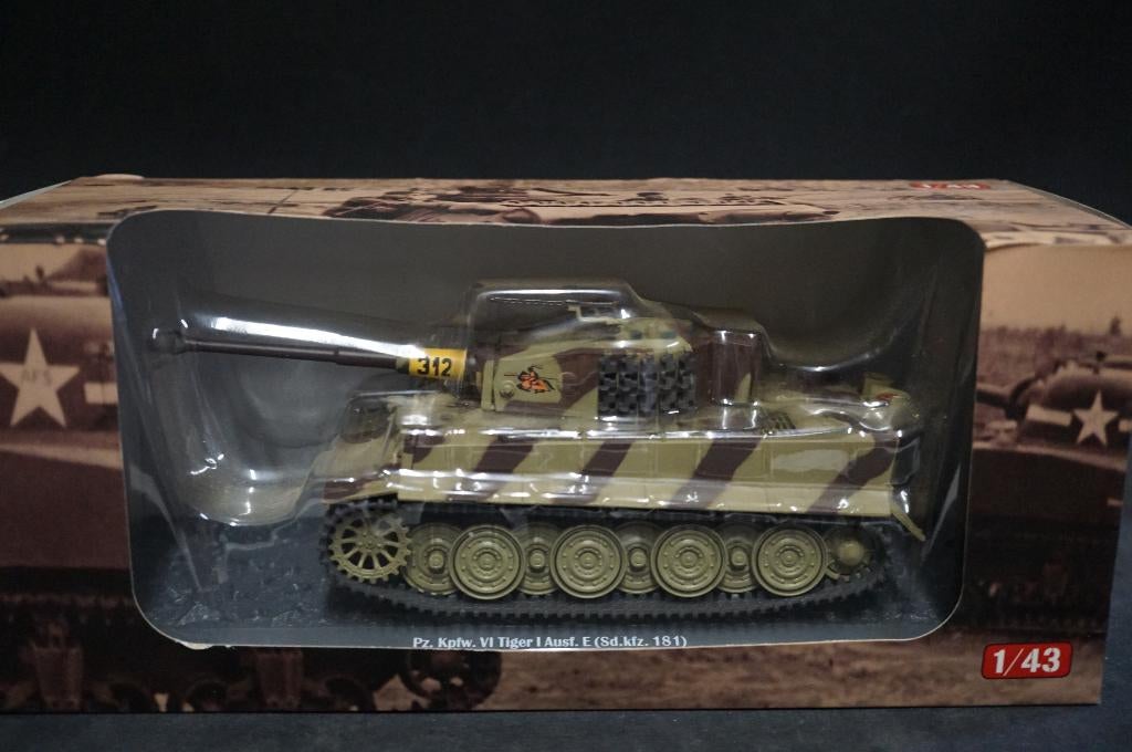 Altaya Duitse Tiger tank - 1/43 - TOP, Hobby en Vrije tijd, Modelauto's | 1:43, Ophalen of Verzenden
