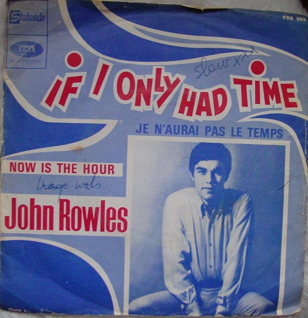 45T 7INCH VINYL SINGLE JOHN ROWLES, Cd's en Dvd's, Ophalen of Verzenden, Single