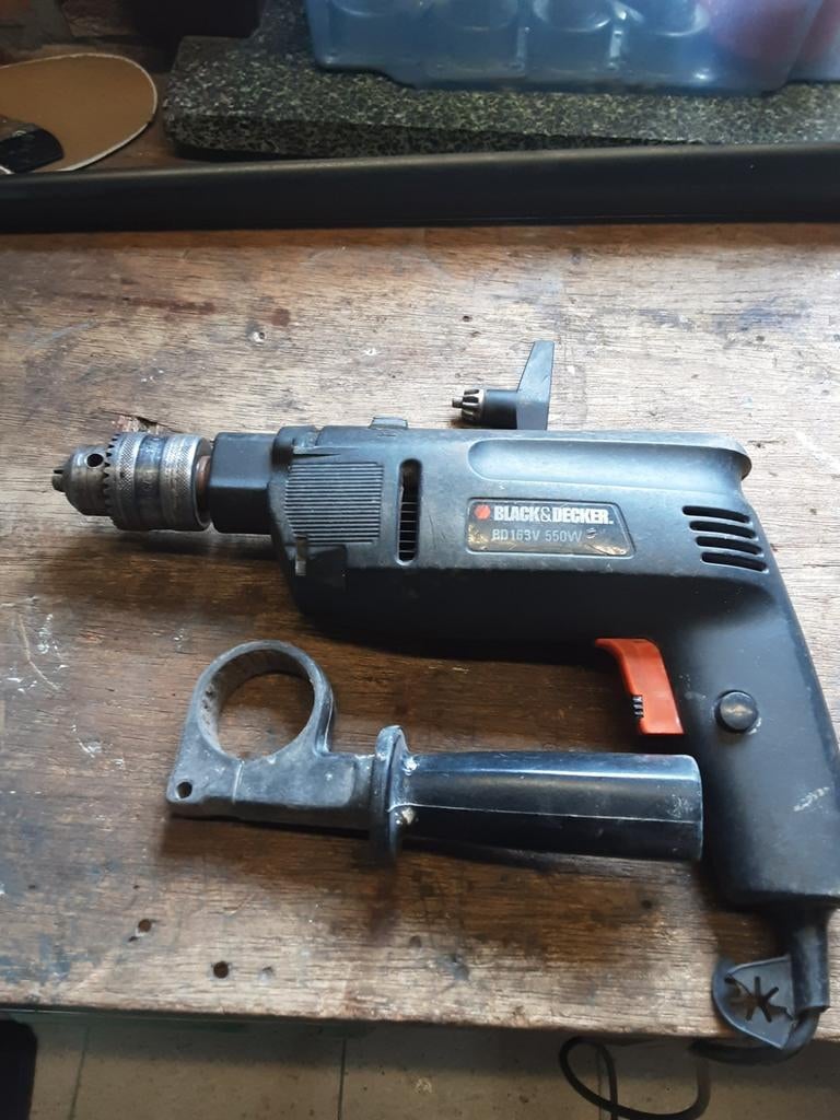 Black en Decker Bd 163v, Doe-het-zelf en Bouw, Variabele snelheid, Ophalen, Boormachine, Gebruikt