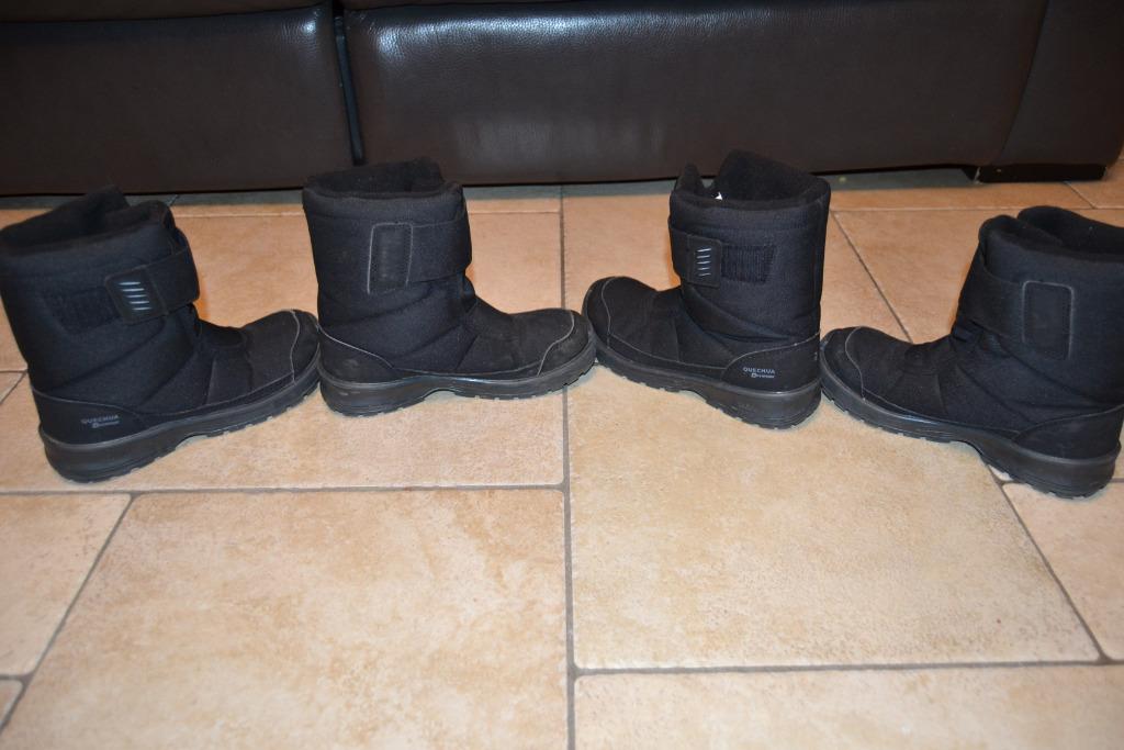 Bottes de neige chaudes imperméables (34) Décathlon Quechua, Decathlon, Comme neuf, Enlèvement, Bottes