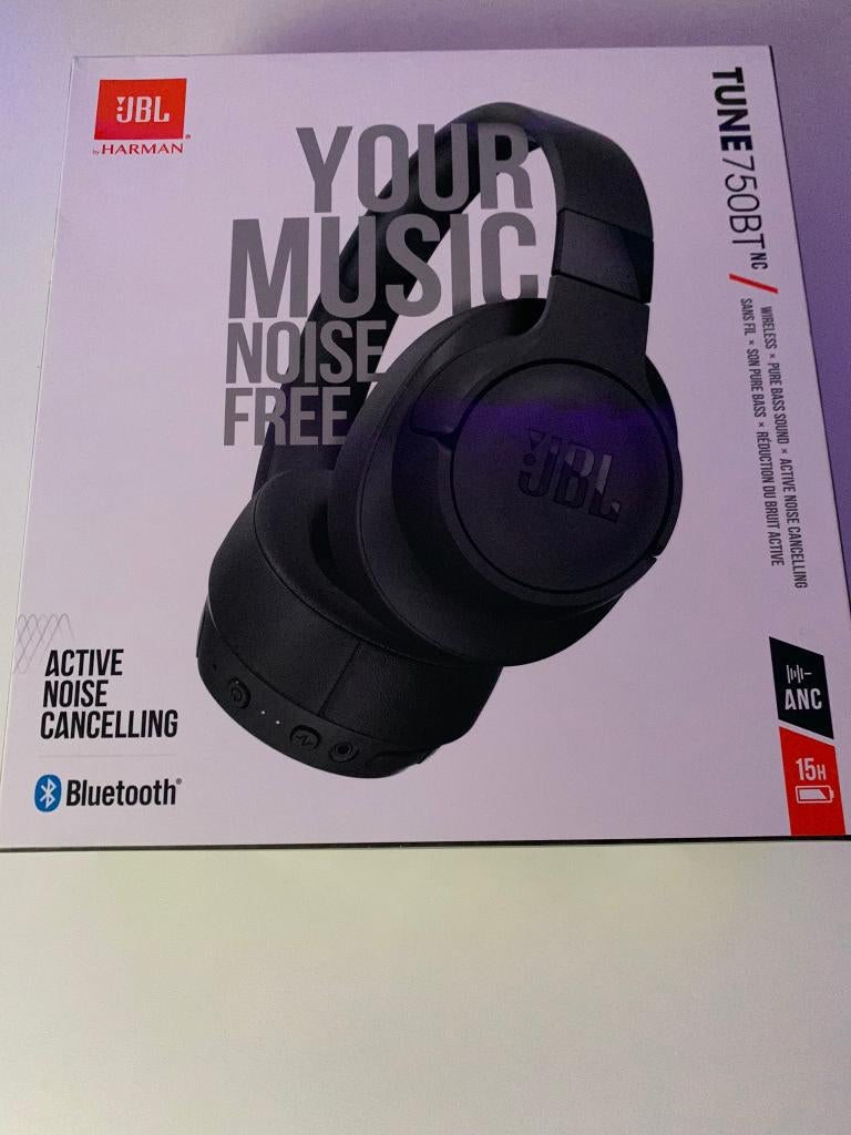 JBL TUNE 750 BT NC - nouveau avec système antibruit, TV, Hi-fi & Vidéo, Casques audio, Neuf, Bluetooth, Enlèvement