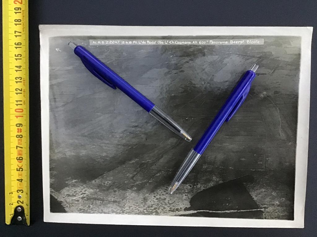 Photo aérienne militaire belge originale  Guerre  Dixmude, Collections, Enlèvement ou Envoi