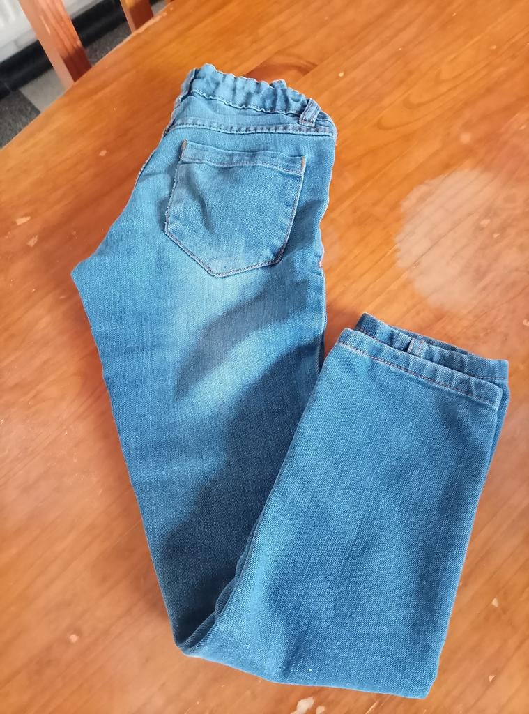 Jeans broeken, Ophalen