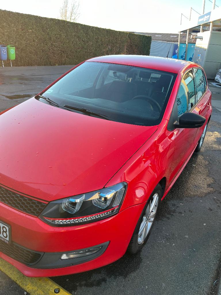 Volkswagen Polo 2010, Autos, Rouge, Euro 5, Achat, Entreprise