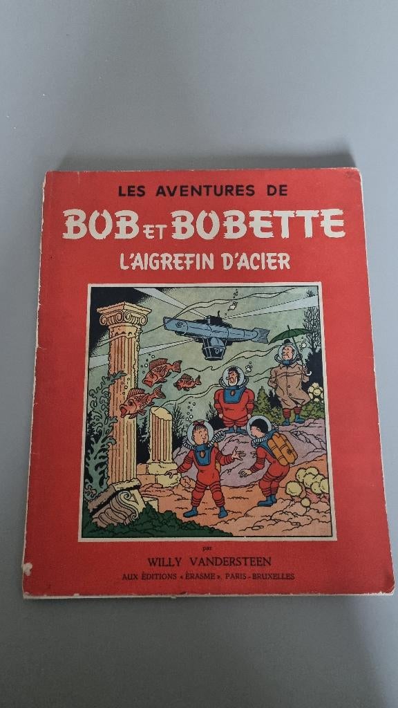 BD Bob et Bobette - L'Aigrefin d'Acier, Livres, BD, Enlèvement ou Envoi, Willy Vandersteen, Une BD, Utilisé