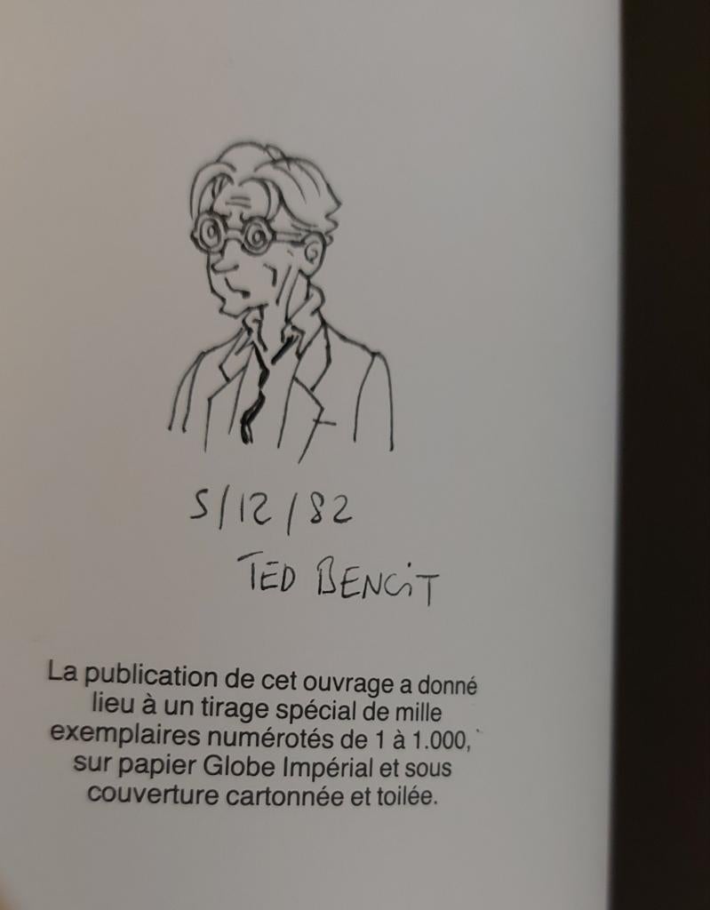 DÉDICACE DE TED BENOIT ." BERCEUSE ÉLECTRIQUE " EO TBE, Livres, BD, Enlèvement ou Envoi, Une BD, Utilisé, Ted Benoit