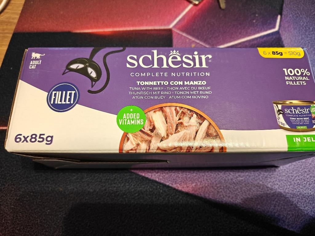 37 blikken schesir 85 gram, Dieren en Toebehoren, Ophalen, Kat