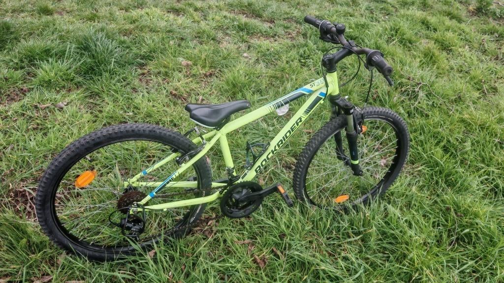 Fiets kinderfiets Rockrider ST 500, Fietsen en Brommers, Fietsen | Mountainbikes en ATB, Ophalen, Zo goed als nieuw