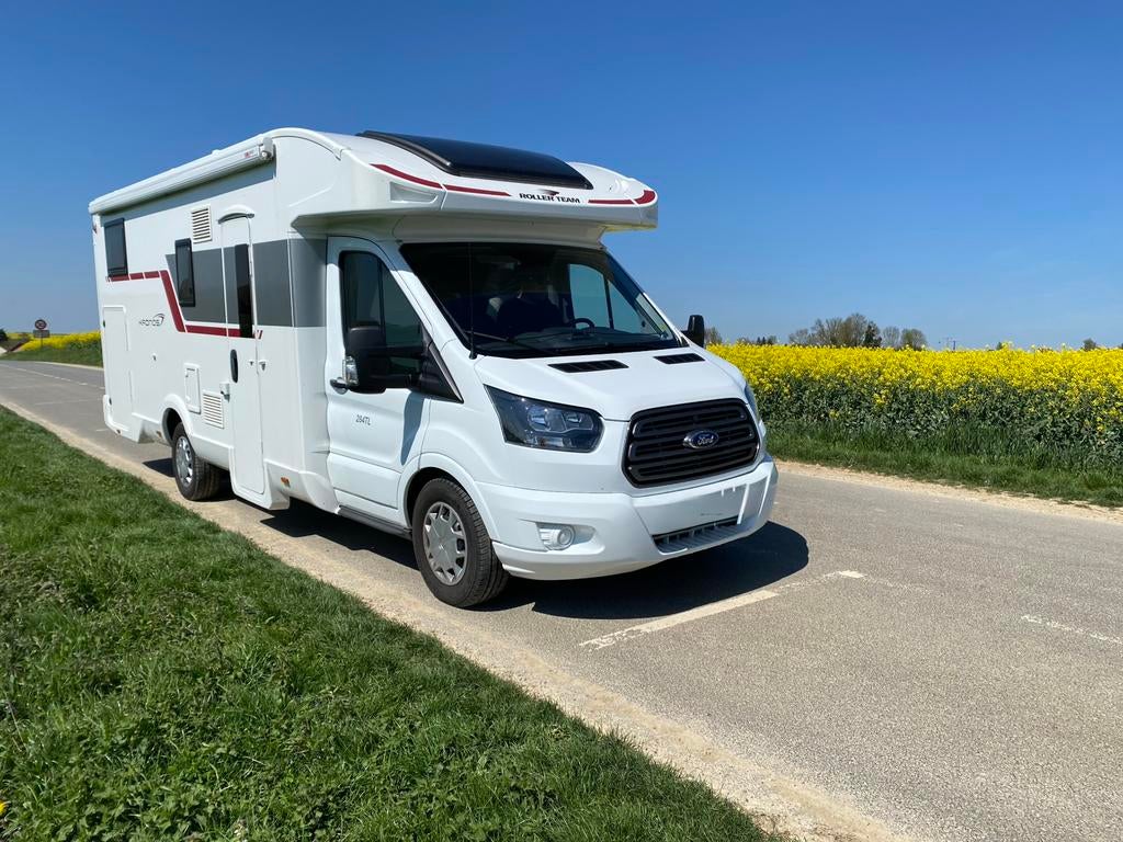Rollerteam Kronos 284TL - 5 zit- en slaapplaatsen, Caravans en Kamperen, Mobilhomes, Fietsendrager, Particulier, Ford, L-zit