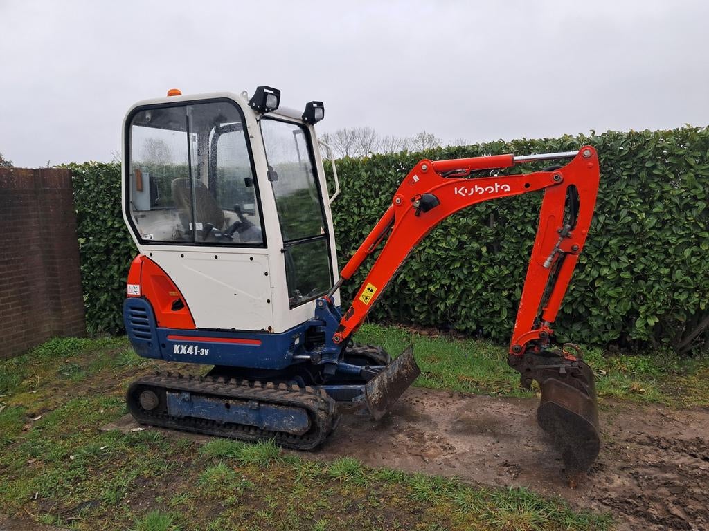 Minigraver Kubota KX41-3V / Minikraan / Graafmachine, Zakelijke goederen, Overige Zakelijke goederen, Ophalen