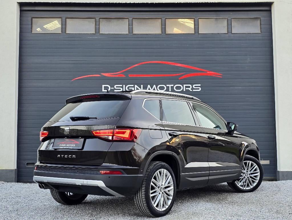 SEAT ATECA 1.4 TSI DSG (150pk) XCELLENCE 2018 150.845km !!, Auto's, Seat, 4 cilinders, Bruin, Ateca, Leder