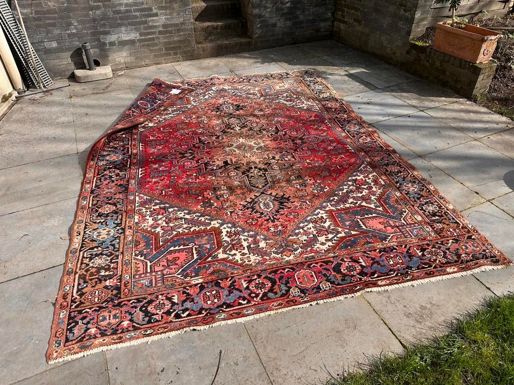 Prachtig handgemaakt tapijt uit Iran HIRIZI, Verzenden, 200 cm of meer, Zo goed als nieuw, Rechthoekig