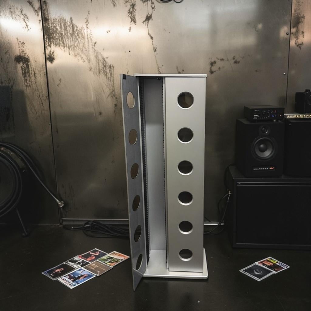 Porte-CD/DVD Pfister en argent, Enlèvement ou Envoi, Utilisé