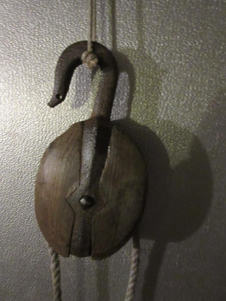 Oude scheepskatrol., Antiquités & Art, Antiquités | Outils & Instruments, Enlèvement