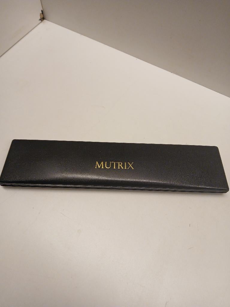 Vintage herenpolshorloge Mutrix, Overige merken, Staal, Polshorloge, Ophalen of Verzenden