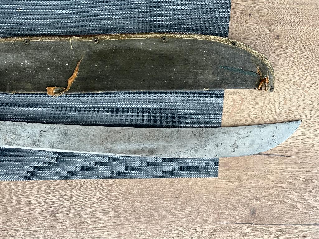 WW2 machette us legitimus avec numéro, Collections, Enlèvement ou Envoi, Armée de terre, Couteau ou Poignard