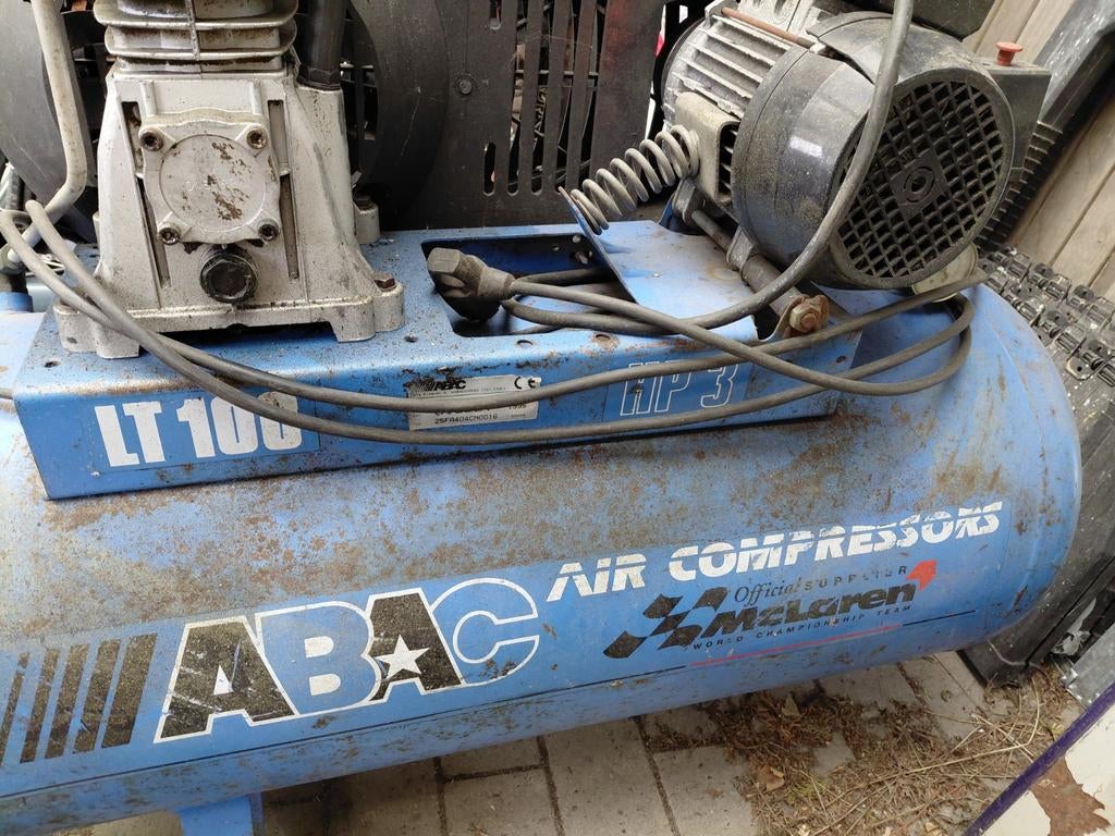 Compressor 100L 3PK, Ophalen of Verzenden