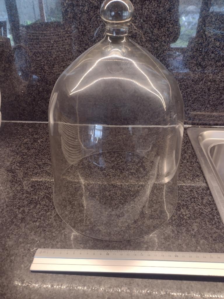 Glazen stolp, Huis en Inrichting, Woonaccessoires | Stolpen, Ophalen, Zo goed als nieuw