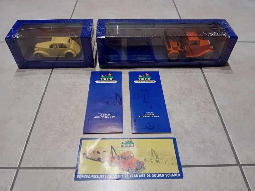 Kuifje nr 23 De beschadigde wagen + 24 De takelwagen GESEALD, Enlèvement ou Envoi, Tintin, Neuf, Autres types