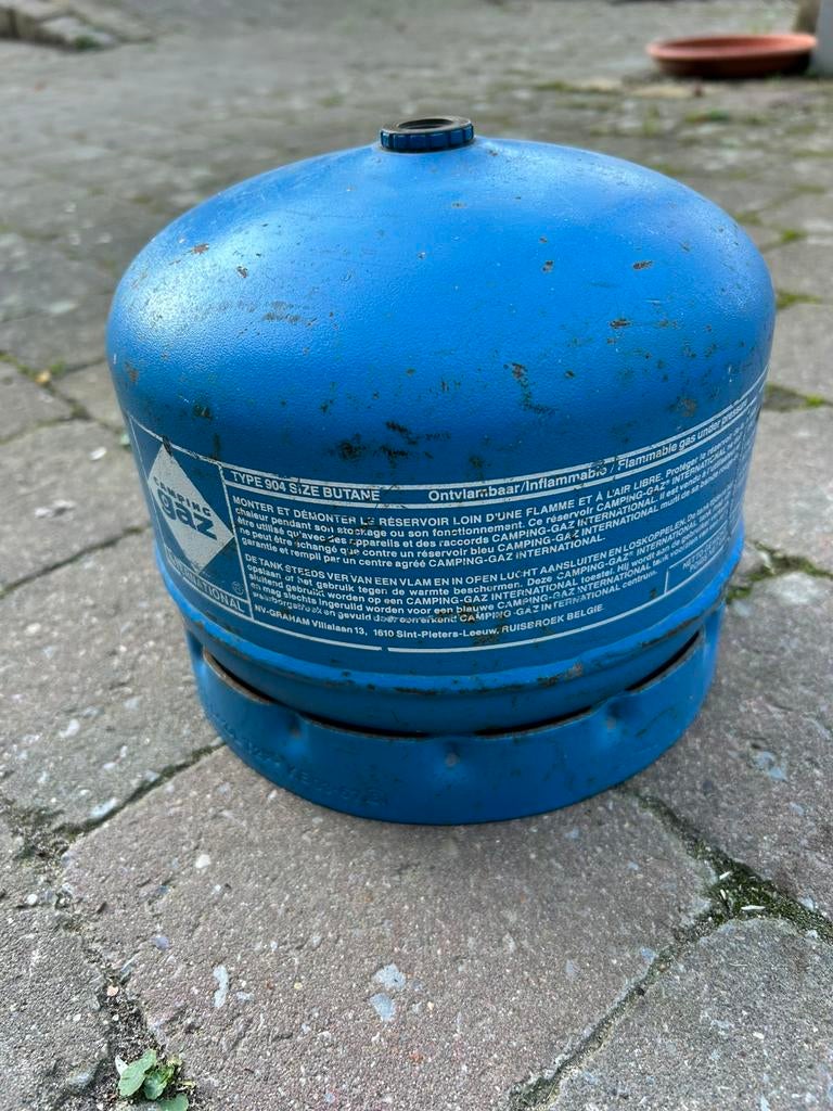 Campingaz 904 Navulbare Gasfles - lege kleine gasfles, Caravans en Kamperen, Kampeeraccessoires, Ophalen, Zo goed als nieuw