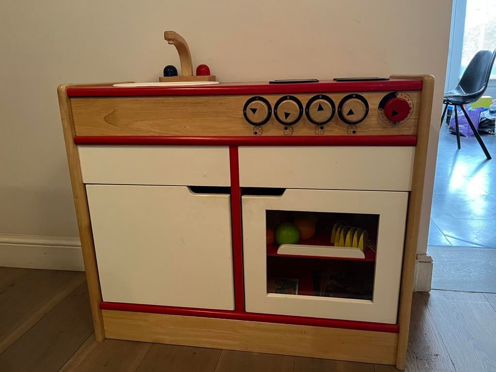 Mooie volhouten keuken, Ophalen, Zo goed als nieuw, Hout, Speelkeuken