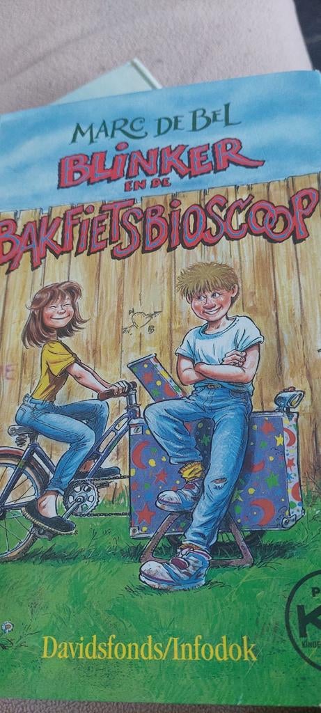Marc de Bel - Blinker en de bakfietsbioscoop, Boeken, Kinderboeken | Jeugd | onder 10 jaar, Ophalen of Verzenden, Marc de Bel