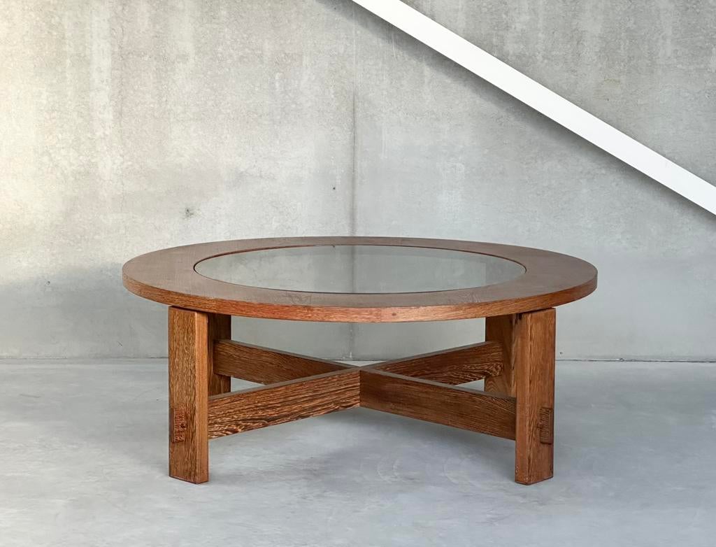 Scandinavische mid-century coffeetable 1970s, Antiquités & Art, Enlèvement