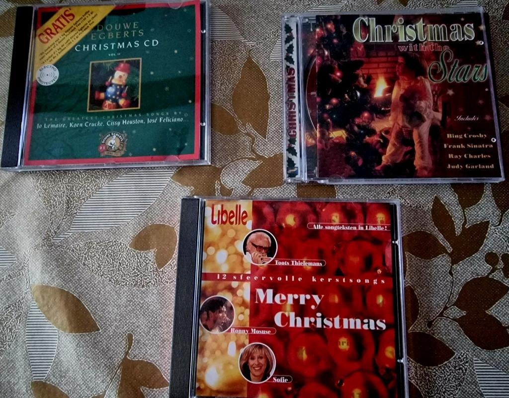 3 cd's met kerstmuziek, Ophalen, Zo goed als nieuw, Kerst