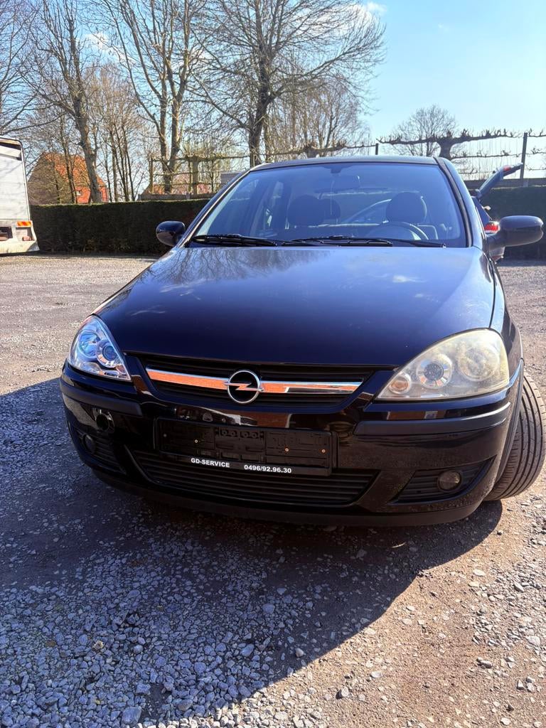 Opel corsa 121000 km export, Auto's, Zwart, Diesel, 5 deurs, Particulier