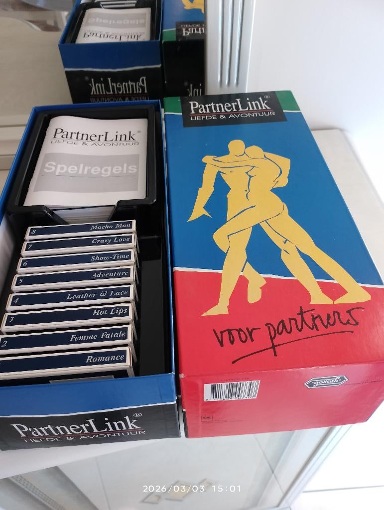 Partnerlink, gezelschapsspel, compleet, Een of twee spelers, Ophalen of Verzenden, Zo goed als nieuw