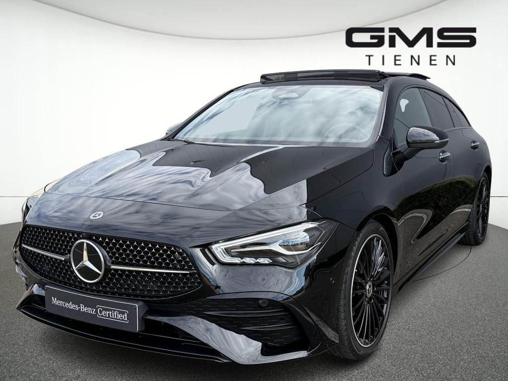 Mercedes-Benz CLA-klasse Shooting Brake CLA 180 AMG line, Auto's, CLA, Stof, Gebruikt, Zwart