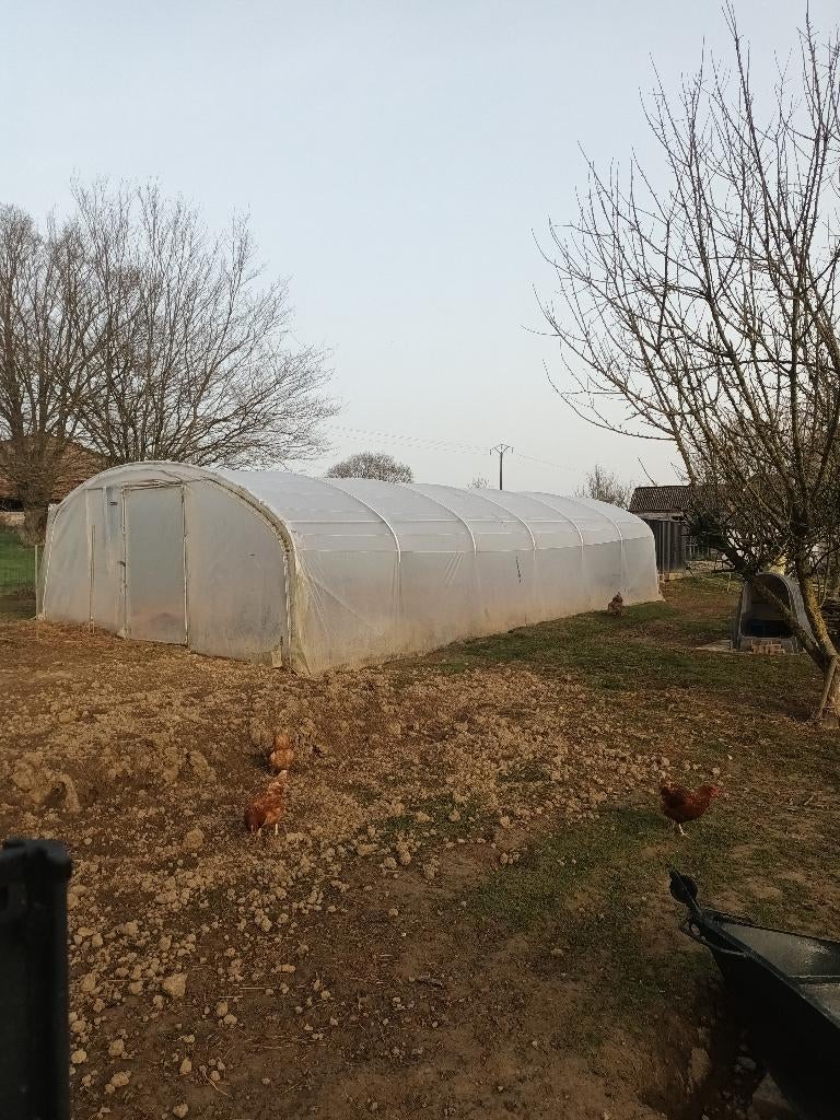 Serre tunnel, Tuin en Terras, Kassen, Zo goed als nieuw, Kweekkas, Staal, Folie, Ophalen