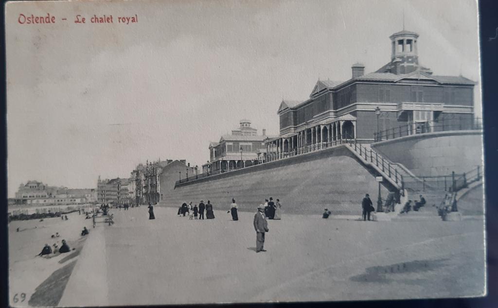 OSTENDE OSTENDE CHALET ROYALE digue 1905, Collections, Enlèvement ou Envoi