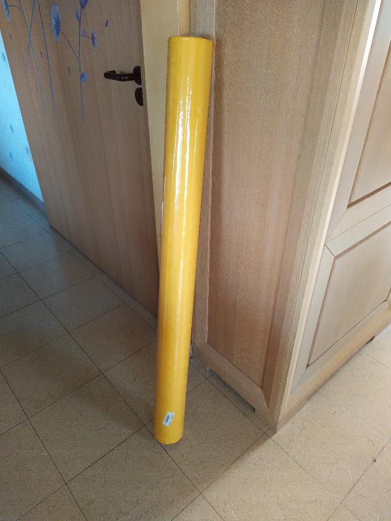 rol damast tafelkleedpapier goudgeel 1,20 x 50 m, Huis en Inrichting, Tafelkleden, Nieuw, Binnen, Ophalen