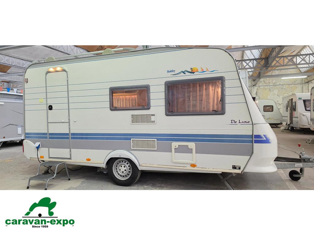 HOBBY DE LUXE 440E, Caravans en Kamperen, Caravans, Hobby, Bedrijf, 5 tot 6 meter, Tot en met 4