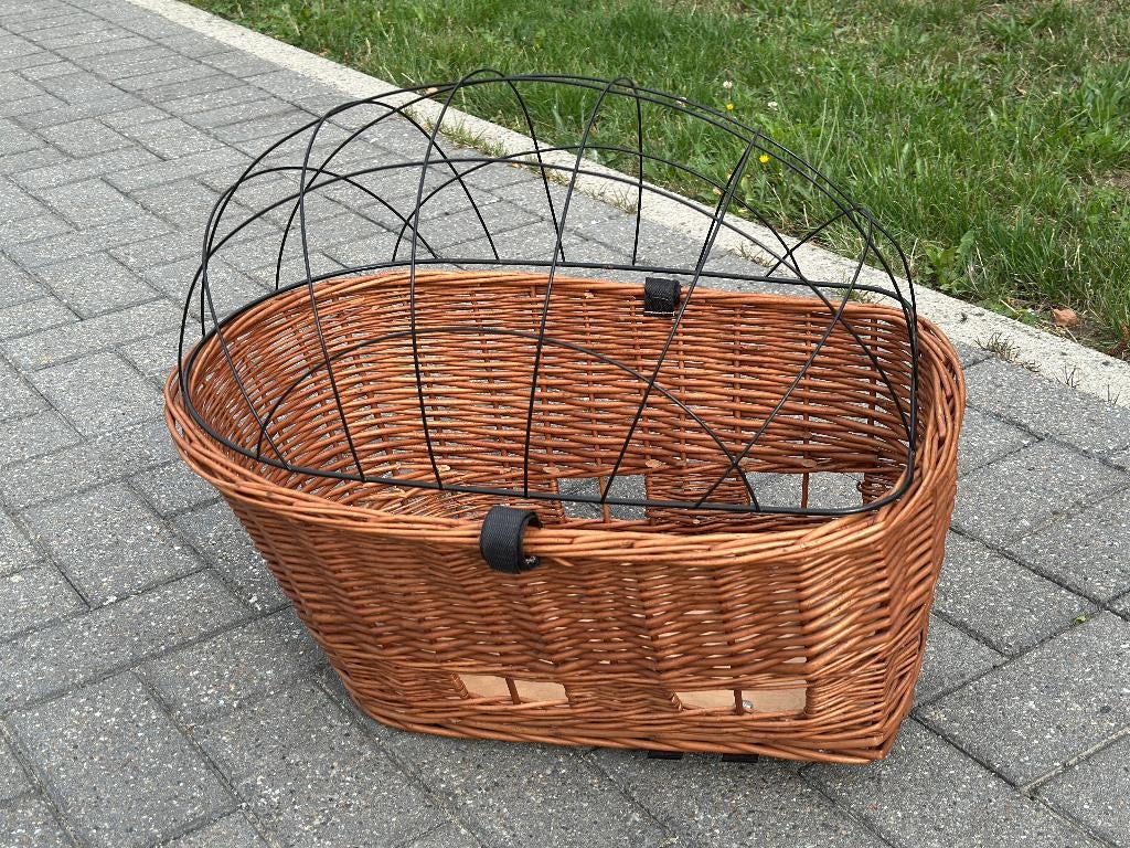 Panier à vélo en osier pour chien Trixie, Enlèvement, Utilisé, Panier de vélo, Trixie