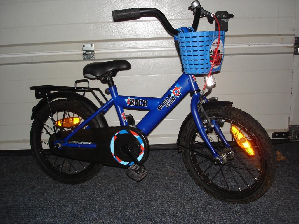 Golden Lion Rock,16 Inch Jongensfiets, Fietsen en Brommers, Ophalen, Gebruikt, Golden Lion Rock, Handrem