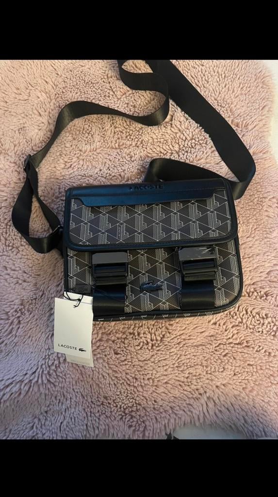 Sacoche lacoste, Enlèvement ou Envoi, Neuf, Noir