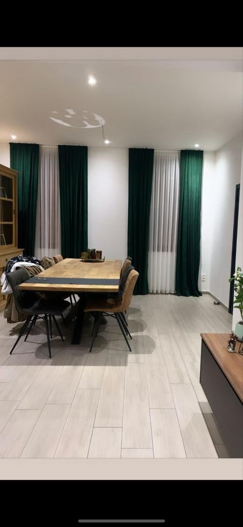 Overgordijnen velours stof (groen), Ophalen, Groen