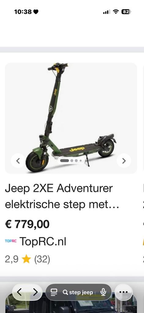 Jeeo step goeei staat, Fietsen en Brommers, Ophalen, Zo goed als nieuw