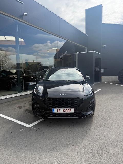 Ford Puma ST-line X ecoboost full option automaat, 114 kW, Puma, Leder en Stof, Zwart
