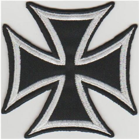Iron Cross stoffen opstrijk patch embleem #7, Envoi, Neuf