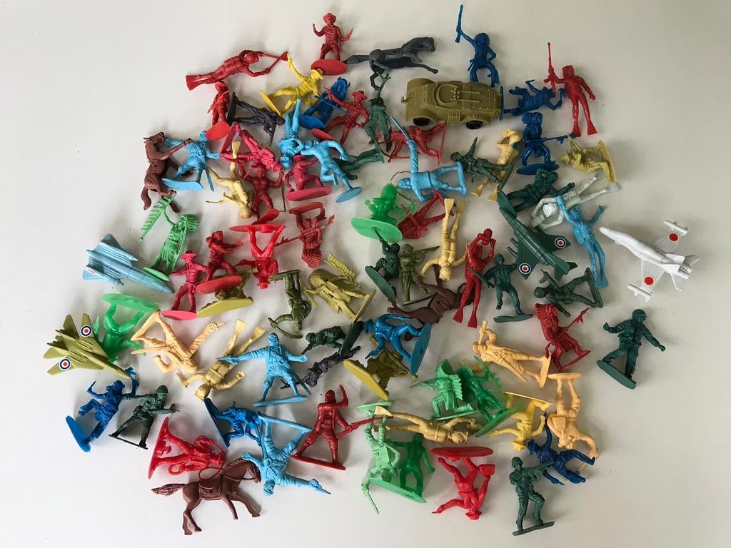 Lot Cowboys indianen paarden leger voertuigen, Verzamelen, Ophalen of Verzenden, Gebruikt