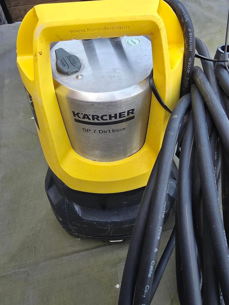Pompe submersible Karcher SP 7 Dirt Inox., Jardin & Terrasse, Pompes à eau, Enlèvement, Comme neuf, Électrique, Pompe à eaux claires