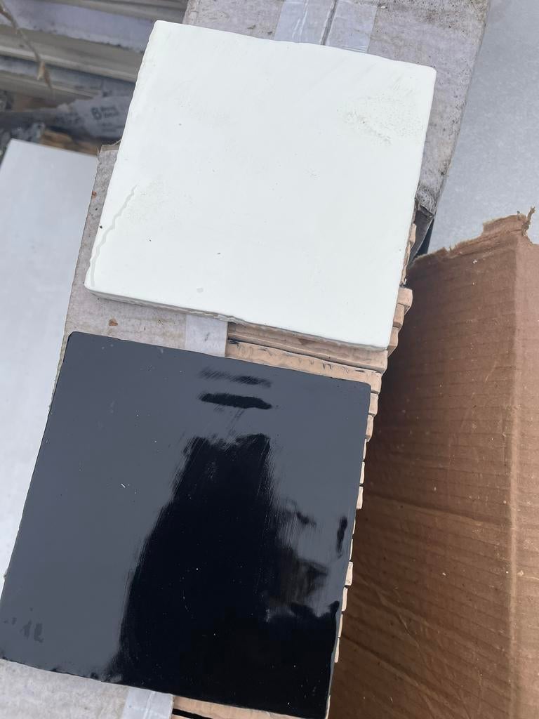 Dambord tegels keuken, Ophalen, Nieuw, Minder dan 5 m², Wandtegels