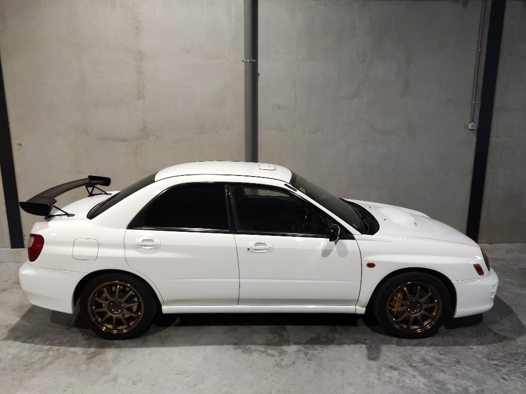 Subaru Impreza wrx sti spec c S202, Auto's, Subaru, Stof, Zwart, Wit, Vierwielaandrijving