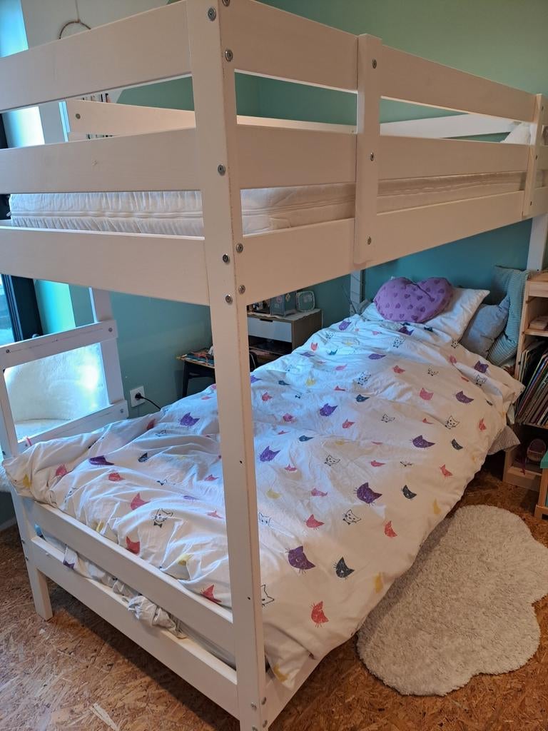 Stapelbed wit (ikea Mydal), Ophalen, Stapelbed